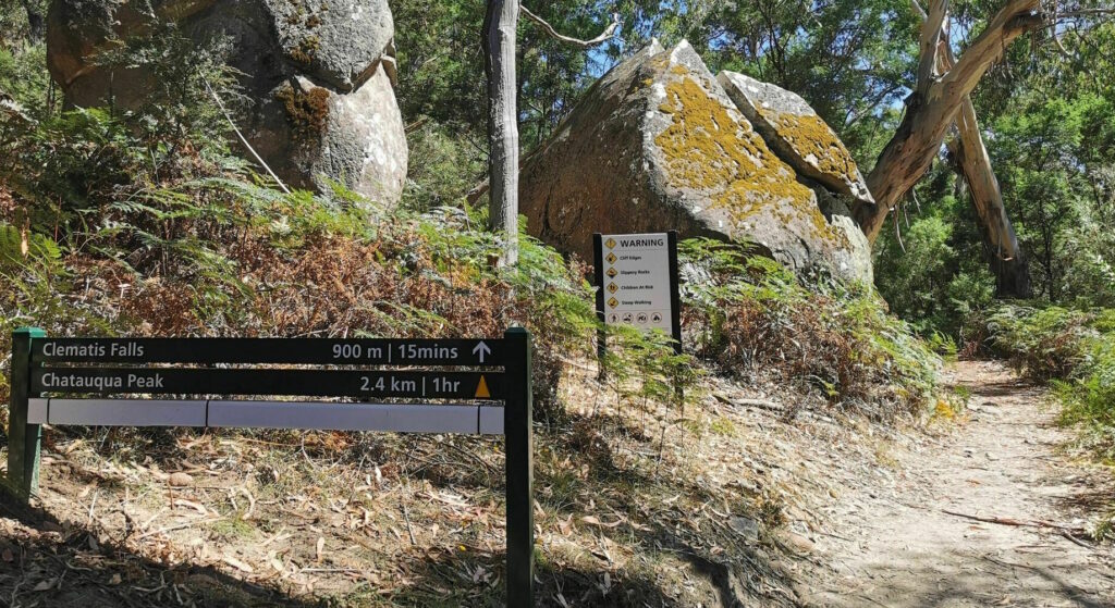 Chatauqua Peak & Clematis Falls